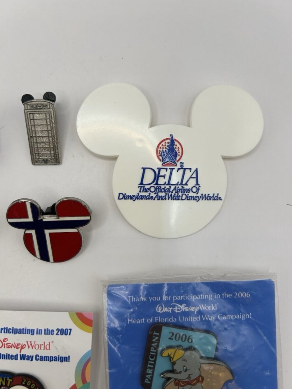 Lot of 16 Disney Trading Pins Mickey Pooh Tigger Minnie WDW Delta Mixed Vintage - Picture 4 of 16
